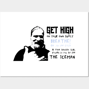 Wim Hof Get High Posters and Art